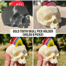 Load image into Gallery viewer, Mohawk Skull Pick Holder V4
