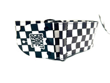 Load image into Gallery viewer, Checkered Black and White 3” Wide Bass Strap
