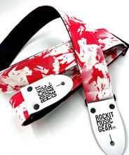 Load image into Gallery viewer, Blood Splatter Guitar Strap
