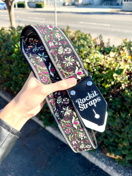 Vintage Style Vegan Guitar Strap - Limited Run