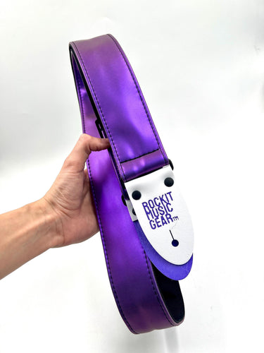 Purple Rayne Chameleon Guitar Strap - Vegan