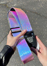 Load image into Gallery viewer, Iridescent Snake Guitar Strap
