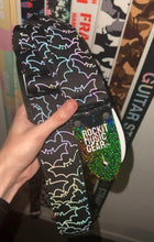 Load image into Gallery viewer, Rockit Music Gear Reflective Bat Guitar Strap
