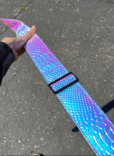 Load image into Gallery viewer, Iridescent Snake Guitar Strap
