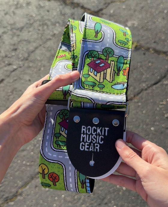 Nostalgic Car Play Mat Carpet Bass Strap Extra Wide - Vegan