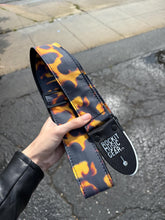Load image into Gallery viewer, Guitar Pick Pattern Guitar Strap - Tortoise Shell
