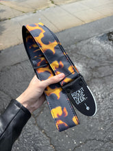 Load image into Gallery viewer, Guitar Pick Pattern Guitar Strap - Tortoise Shell
