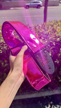 Load image into Gallery viewer, Magenta Chrome Guitar Strap

