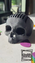 Load and play video in Gallery viewer, Picky Bank Mohawk Skull Pick Holder/Money Holder
