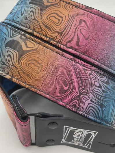 Flames 3D Guitar Strap Limited Edition