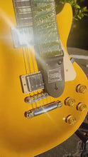 Load and play video in Gallery viewer, Cracked Gold Guitar Strap
