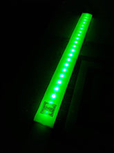 Load image into Gallery viewer, LED Guitar Strap Handmade White One Button Control Rechargable

