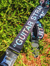 Load image into Gallery viewer, Tye Dye Holographic &quot;Guitar Strap&quot; Printed Guitar Strap
