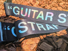 Load image into Gallery viewer, Tye Dye Holographic &quot;Guitar Strap&quot; Printed Guitar Strap
