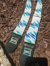Load image into Gallery viewer, 90s Scribbles Print Handmade Guitar Strap
