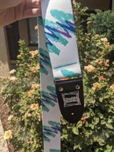 Load image into Gallery viewer, 90s Scribbles Print Handmade Guitar Strap
