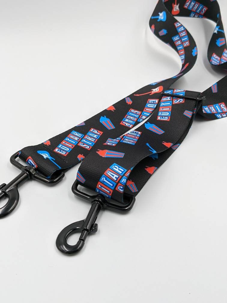 Slushys With Black Background Handmade Camera Strap