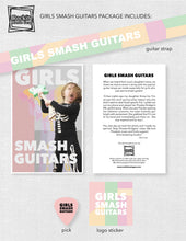 Load image into Gallery viewer, Girls Smash Guitars 2 inch Guitar Strap
