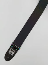 Load image into Gallery viewer, Reflective Holographic Gray w/ Rainbow Hardware Guitar Strap
