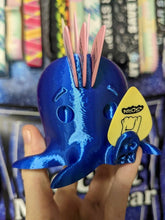 Load image into Gallery viewer, Octopus Guitar Pick Holder Dark Blue Silk
