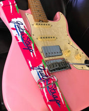 Load image into Gallery viewer, Magenta Splash Guitar Strap Guitar
