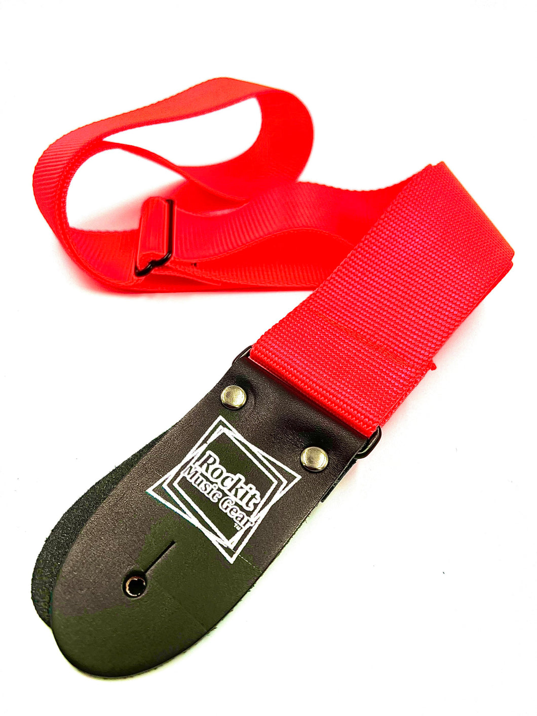 Neon Orange Handmade Rockit Music Gear Guitar Strap
