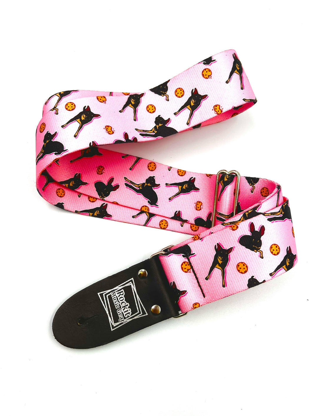 Cookee the Chihuahua and Cookies Guitar Strap