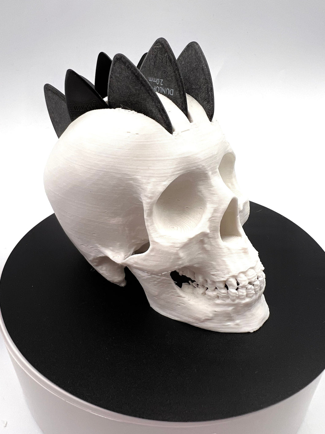 Mohawk Skull Pick Holder V3 - White