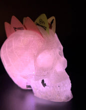 Load image into Gallery viewer, LED Mohawk Skull Pick Holder V3 - Remote Control Version - Clear
