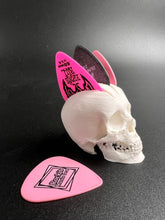 Load image into Gallery viewer, Mini Mohawk Skull Pick Holder White
