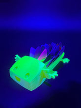 Load image into Gallery viewer, Axolotl Guitar Pick Holder - Neon Yellow
