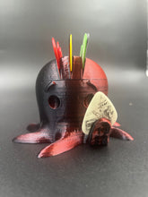 Load image into Gallery viewer, Rocktopus Pick Holder Red/Black Silk Color Shift Limited Edition
