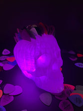 Load image into Gallery viewer, Giant LED Skull Pick Holder - Clear
