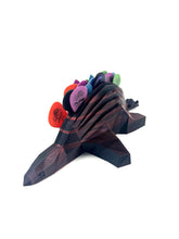 Load image into Gallery viewer, Giant Stegosaurus Guitar Pick Holder - Red/Black Color Shift Limited Edition
