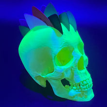 Load image into Gallery viewer, Mohawk Skull Pick Holder V3 - Neon Yellow
