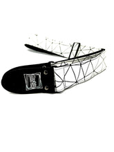 Load image into Gallery viewer, Monochrome Stripes Guitar Strap
