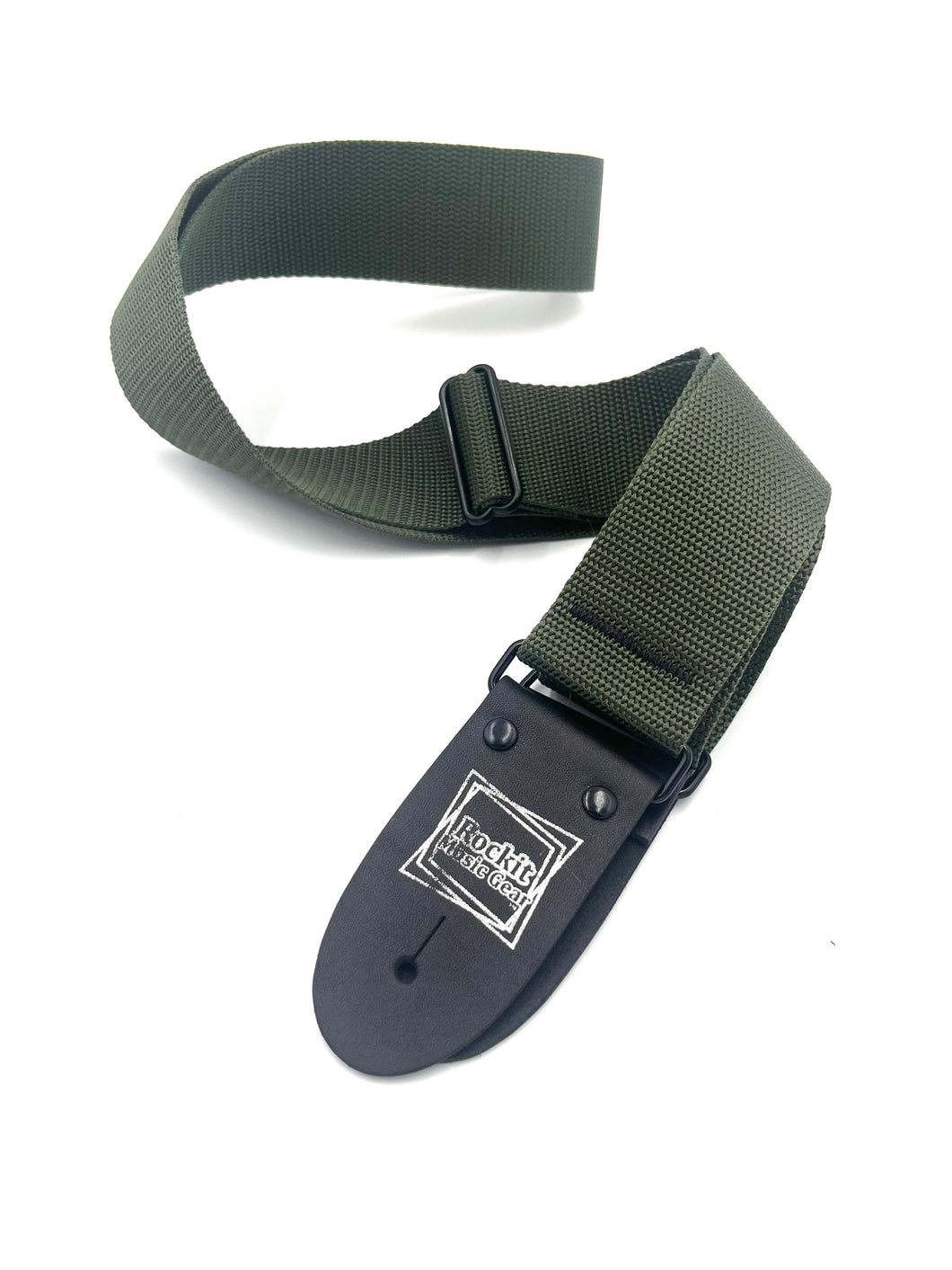 Rockit Music Gear 2 Inch Polypro Guitar Strap - Military Green