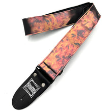 Load image into Gallery viewer, Thermochromic Fire and Flames Guitar Strap
