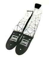 Load image into Gallery viewer, Monochrome Stripes Guitar Strap
