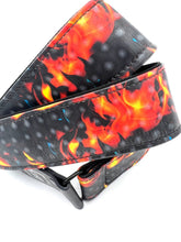 Load image into Gallery viewer, Flames 3D Guitar Strap Limited Edition
