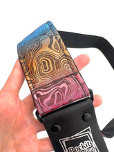 Load image into Gallery viewer, Rainbow Rorschach 3D Guitar Strap Limited Edition
