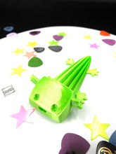 Load image into Gallery viewer, Axolotl Guitar Pick Holder - Lime Green
