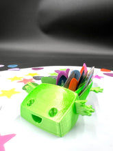 Load image into Gallery viewer, Axolotl Guitar Pick Holder - Lime Green

