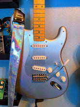 Load image into Gallery viewer, Holographic Rainbow Glitter Guitar Strap
