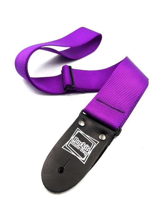 Bright Purple Handmade Rockit Music Gear Guitar Strap