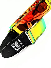 Load image into Gallery viewer, Rasta Iridescent Chrome Guitar Strap
