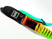 Load image into Gallery viewer, Rasta Iridescent Chrome Guitar Strap
