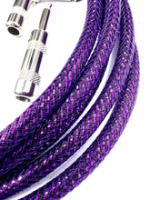Load image into Gallery viewer, Pre-Order Purple Holographic Glitter Cable Straight or Right-Angle (your choice)
