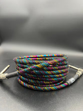Load image into Gallery viewer, Pre-Order Black Rainbow Cable Straight or Right-Angle (your choice)
