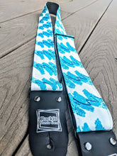 Load image into Gallery viewer, Snazzy 90s Print Handmade Guitar Strap Fabric Version
